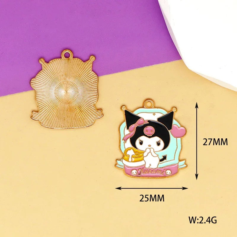 Charms en alliage Sanrio mignons pour la fabrication de bijoux