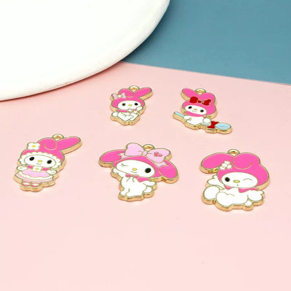 Charms en alliage My Melody pour la fabrication de bijoux