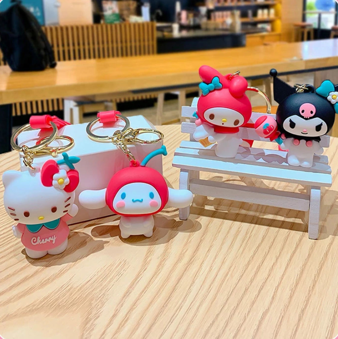 Porte-clés Bonbons à la cerise Sanrio