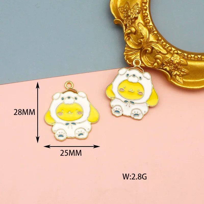 Charms en alliage Sanrio mignons pour la fabrication de bijoux