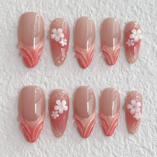 Ongles à coller Romance Pastel Paradise