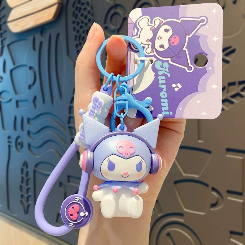 Sanrio Music Party Keychain