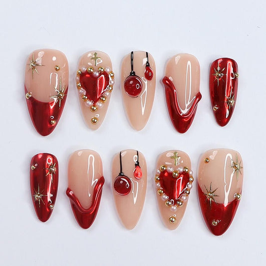 Holiday Glam Press-on Nails