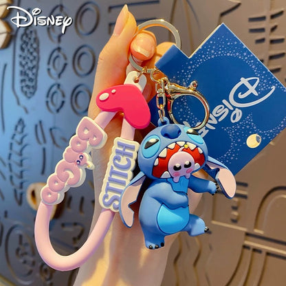 Cute Stitch 3D Keychain – Perfect for Bags, Backpacks & Gifts