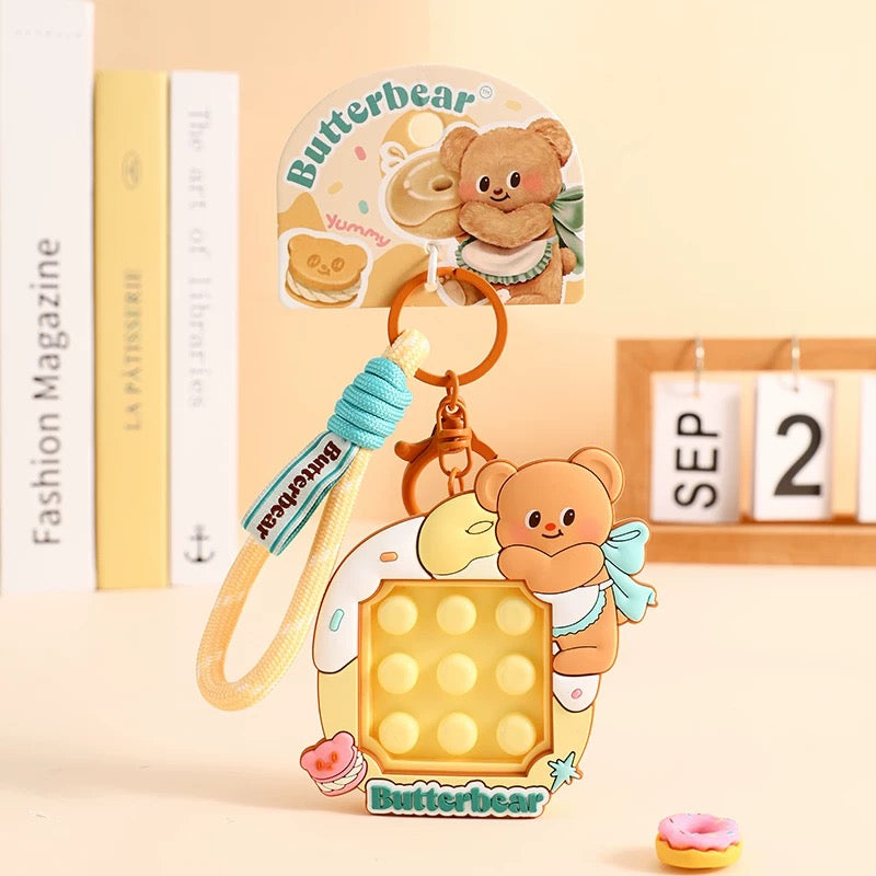 Adorable Butterbear Keychain - Perfect for Gifts & Collections