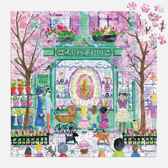 Michael Storrings Easter Candy Shop 500 Piece Puzzle