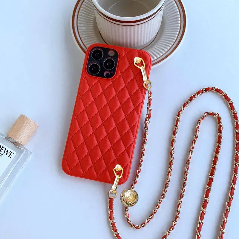 Luxury Crossbody Leather Phone Case