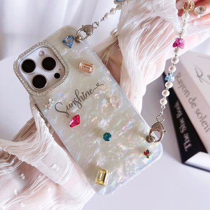 Personalized Name Bling Shell Phone Case