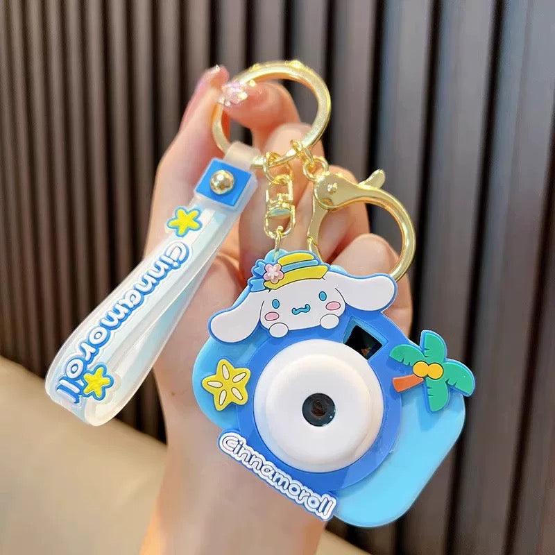 Lovely Sanrio Series Projector Camera Keychain