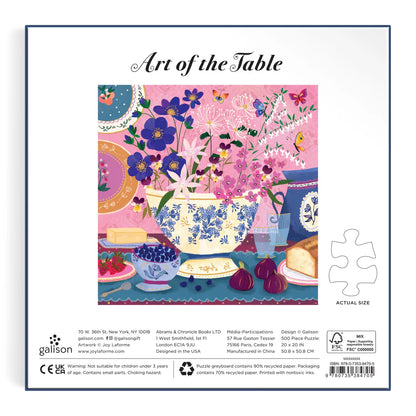 Joy Laforme Art of the Table 500 Piece Foil Puzzle