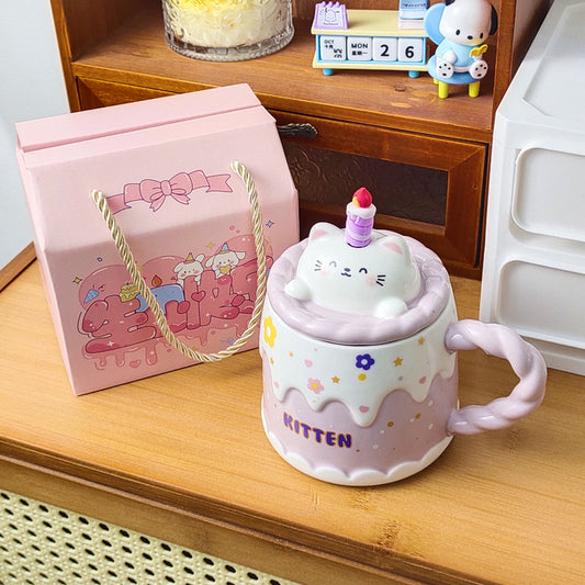 Birthday Cake Ceramic Mug