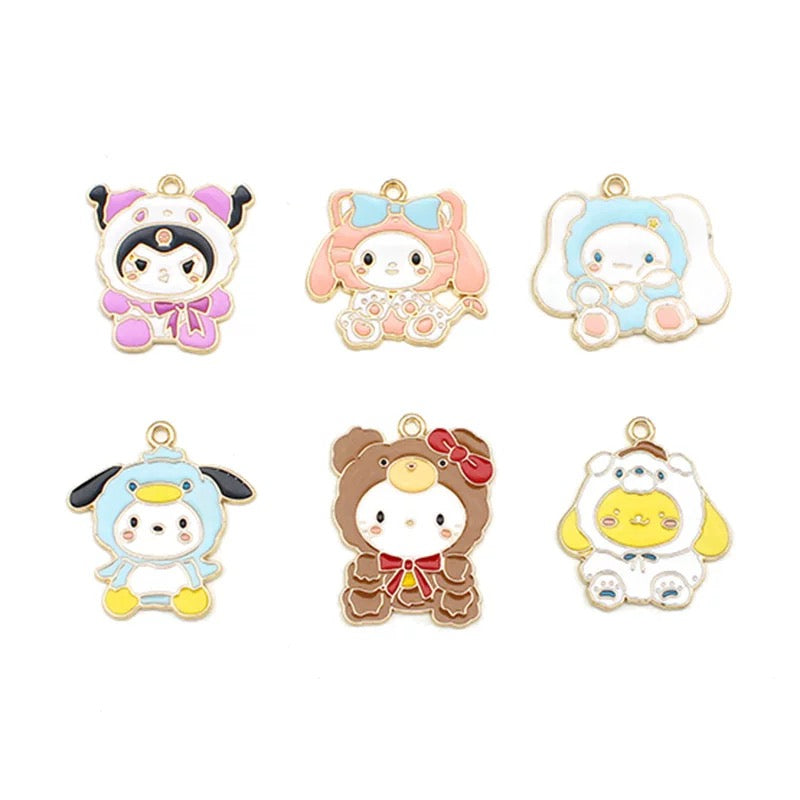 Charms en alliage Sanrio mignons pour la fabrication de bijoux