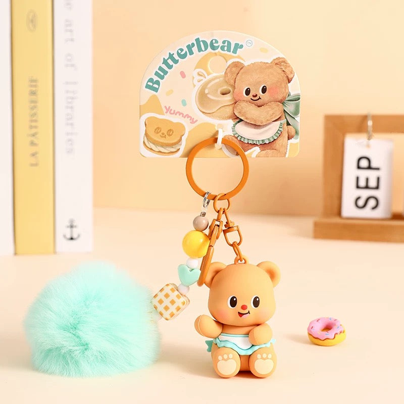 Adorable Butterbear Keychain - Perfect for Gifts & Collections