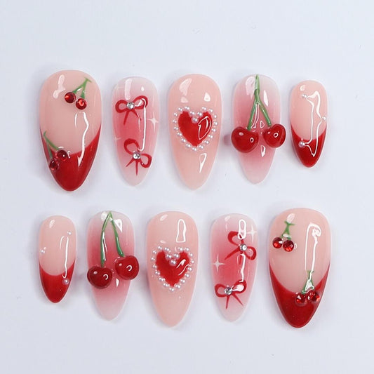 Cherry Blossom Love Press-on Nails