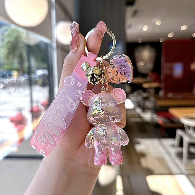 Colorful Little Bear Keychain