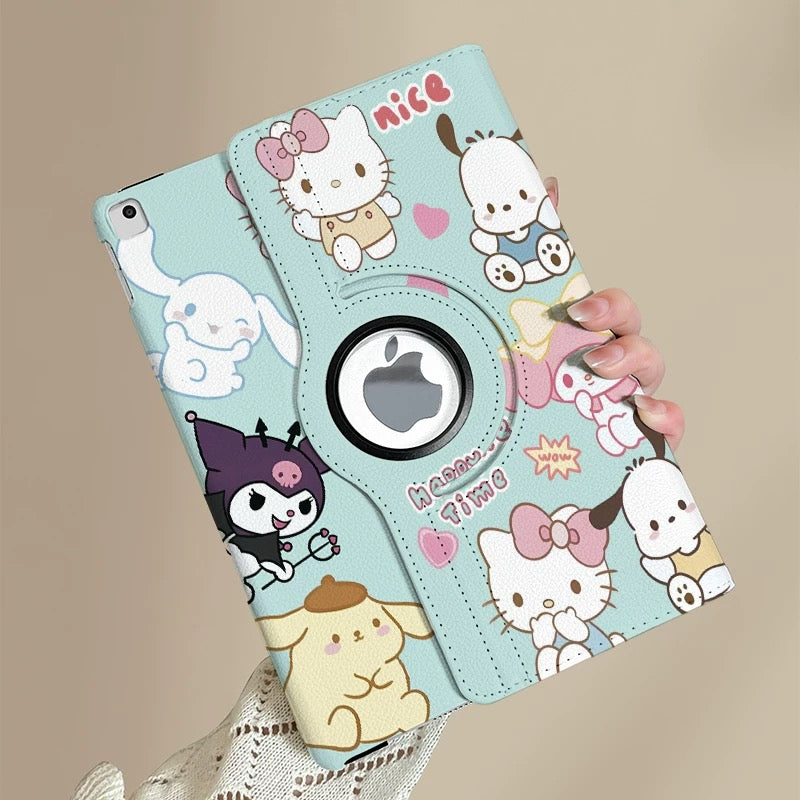 Étui pour iPad avec dessin animé Kawaii