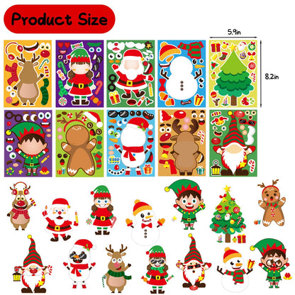 Christmas Crafts Stickers - 30 Sheets