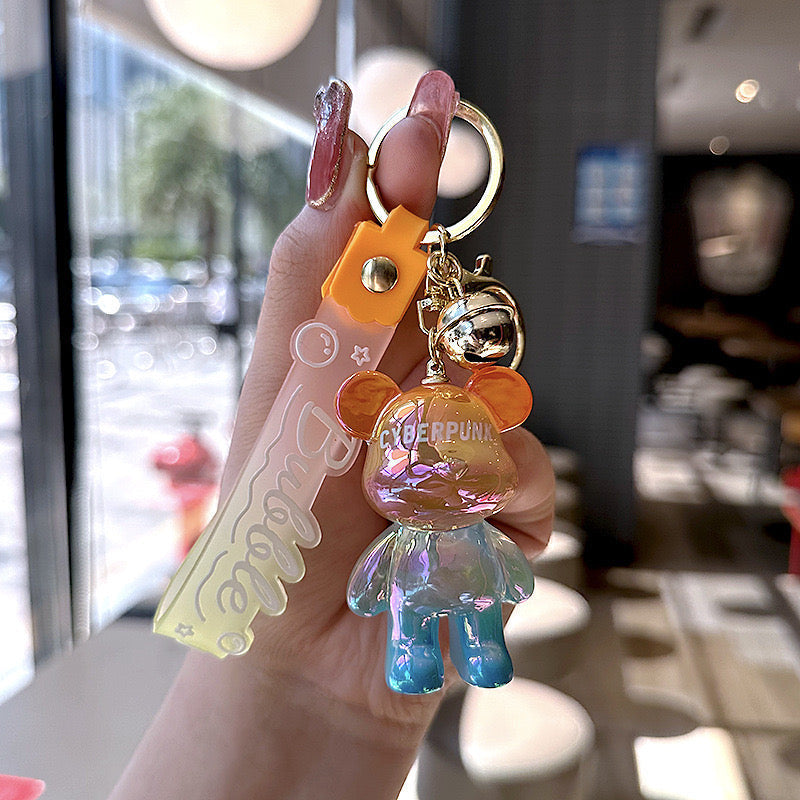 Colorful Little Bear Keychain