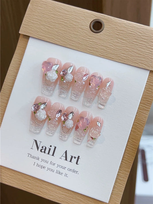 Romantic Garden Dream Press-on Nails