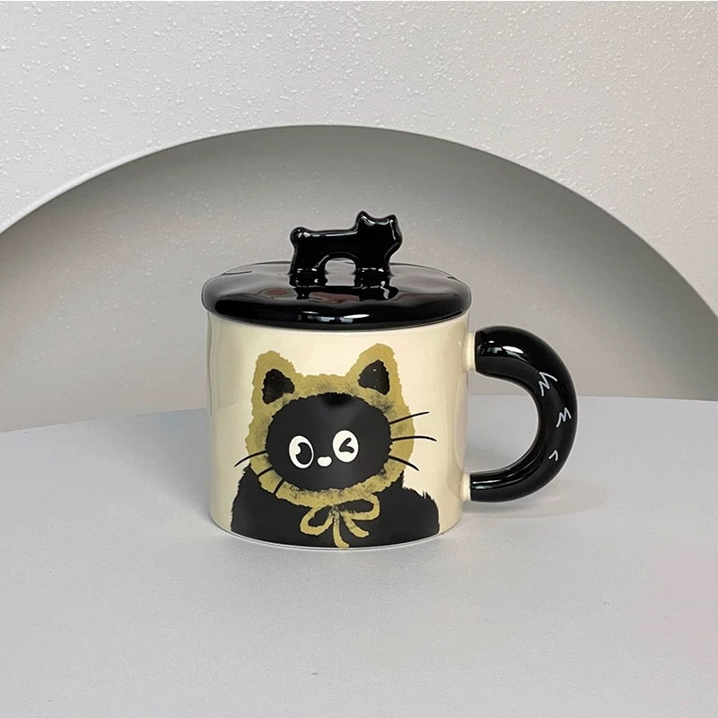 Adorable Cat Ceramic Mug