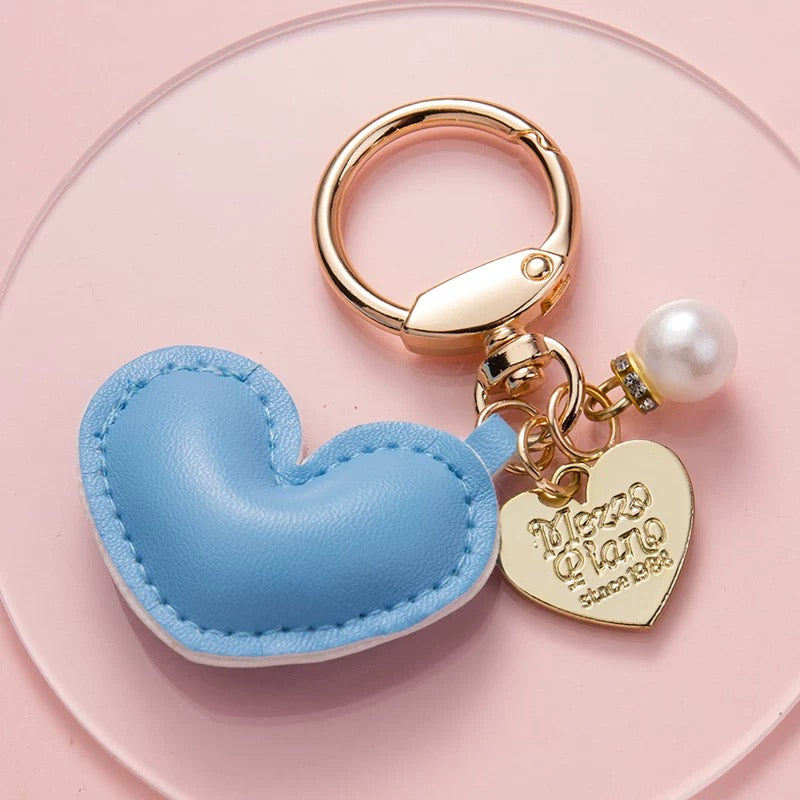 Sweetheart Pearl Elegance Keychain