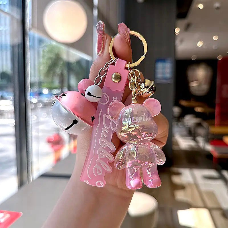 Colorful Little Bear Keychain