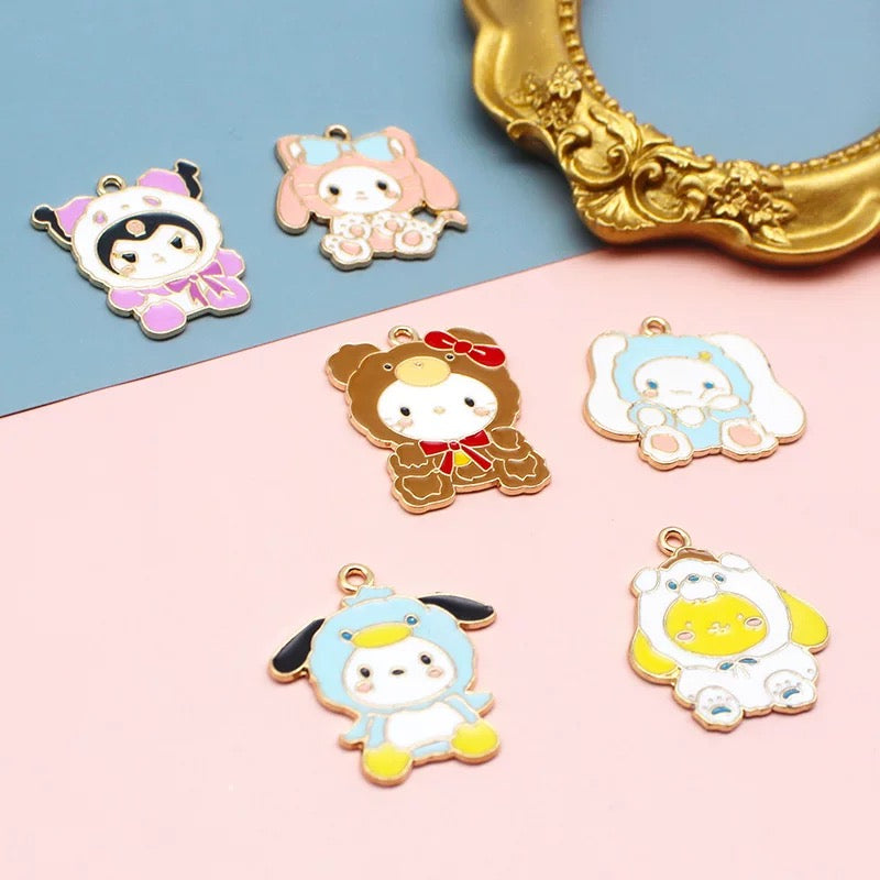 Charms en alliage Sanrio mignons pour la fabrication de bijoux