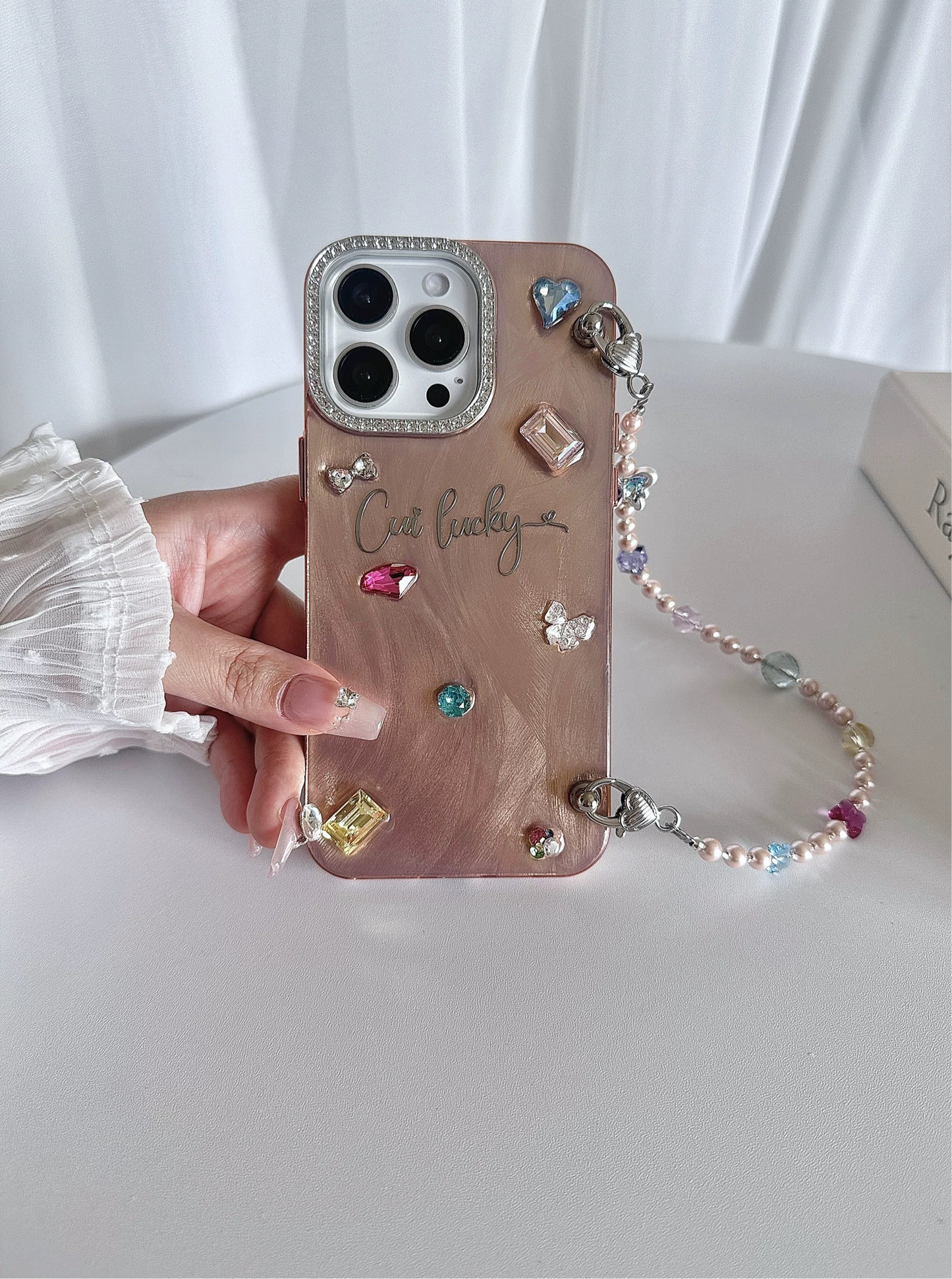 Personalized Name Bling Shell Phone Case