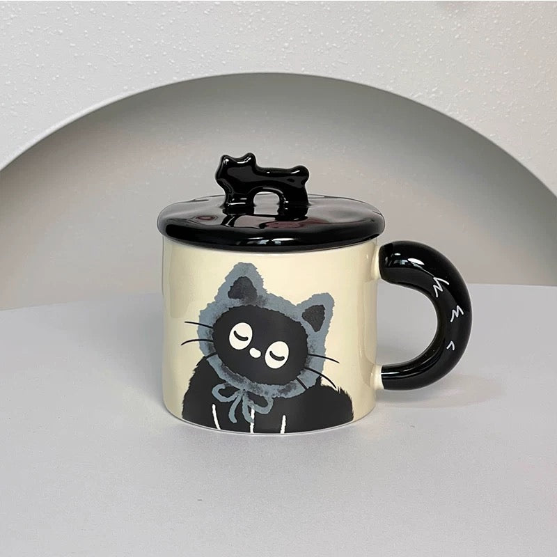 Adorable Cat Ceramic Mug