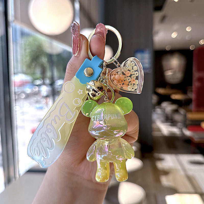 Colorful Little Bear Keychain