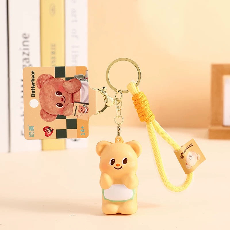 Adorable Butterbear Keychain - Perfect for Gifts & Collections