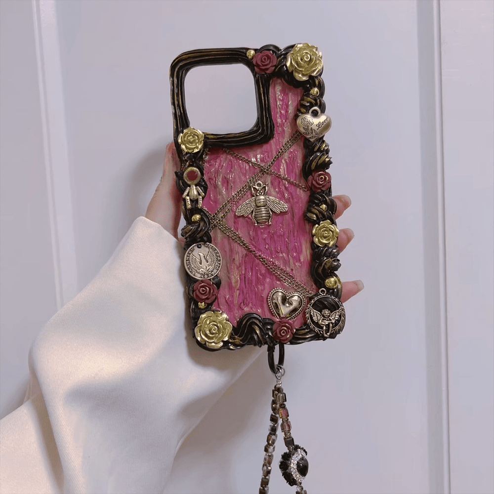 Handmade Custom Vintage Baroque Trendy Phone Case