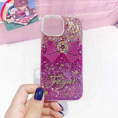 Customized Gradient Glitter Shockproof Phone Case