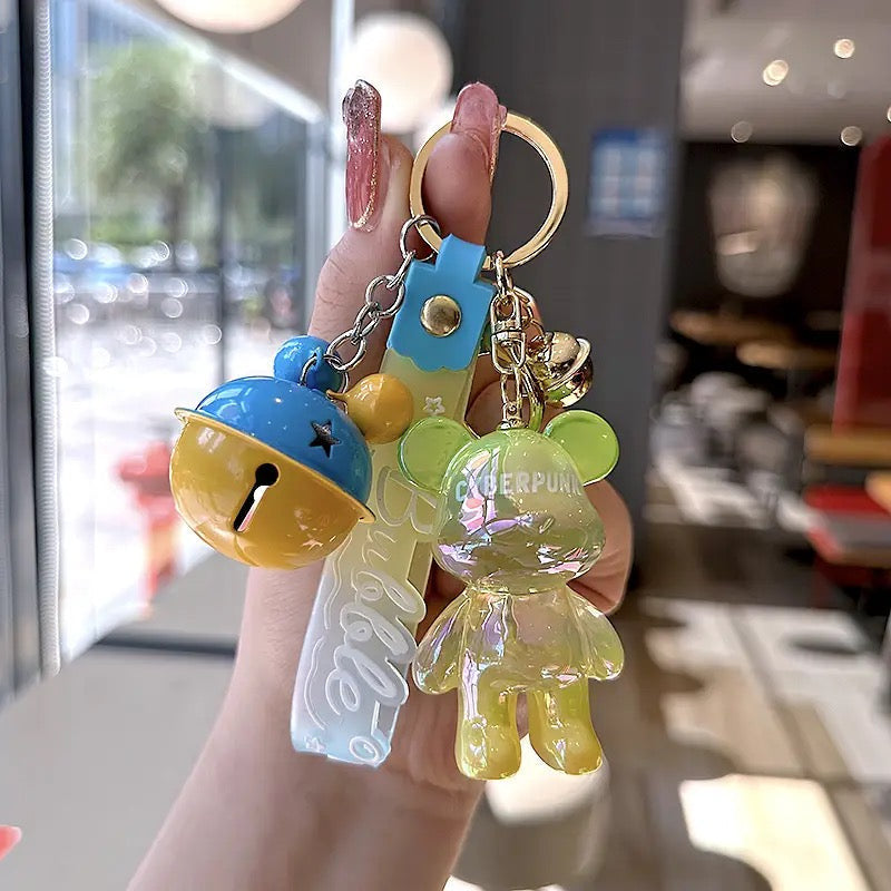 Colorful Little Bear Keychain