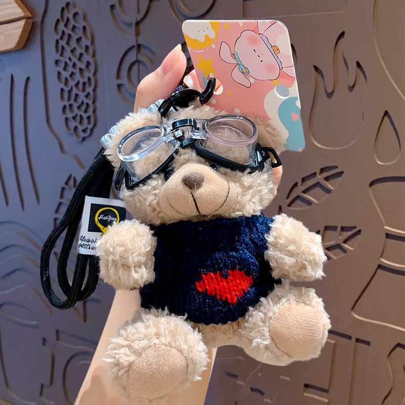 Cute Couple Bear Keychain