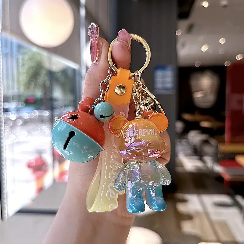 Colorful Little Bear Keychain