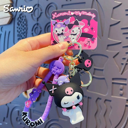 Sweet Sanrio My Melody & Kuromi Keychain