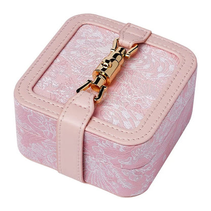 Vintage Jacquard Jewelry Box