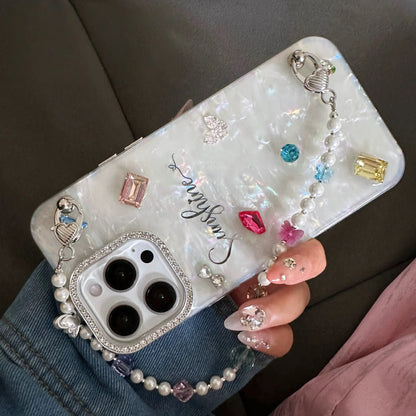 Personalized Name Bling Shell Phone Case