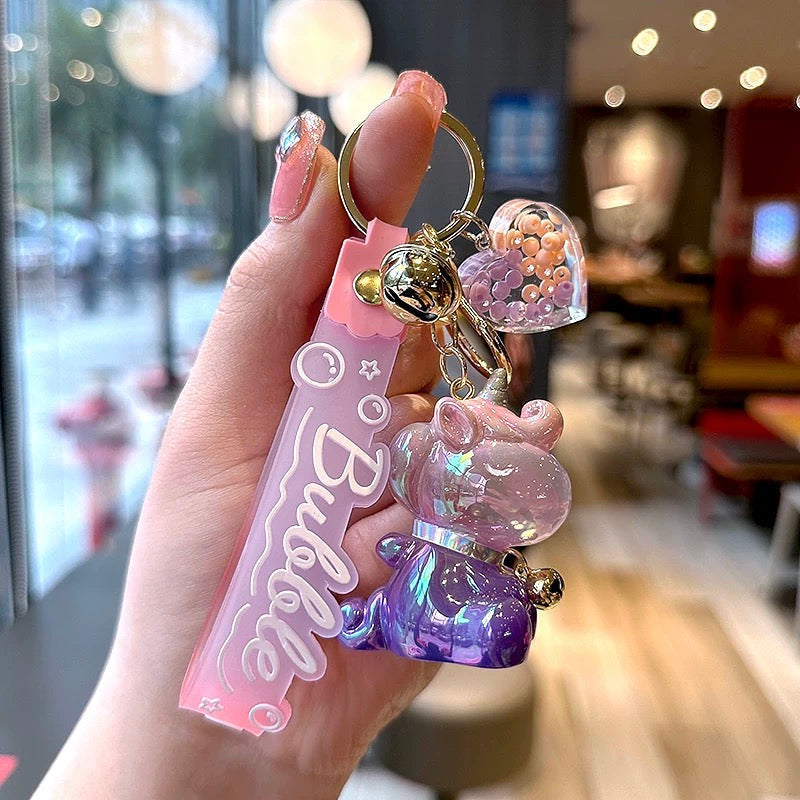 Colorful Unicorn Keychain