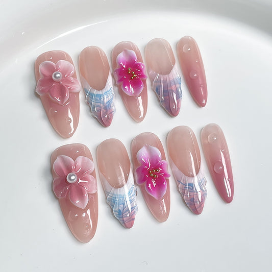 Pink Paradise Press-on Nails