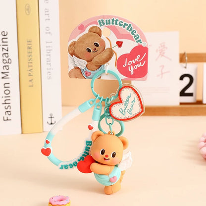 Adorable Butterbear Keychain - Perfect for Gifts & Collections