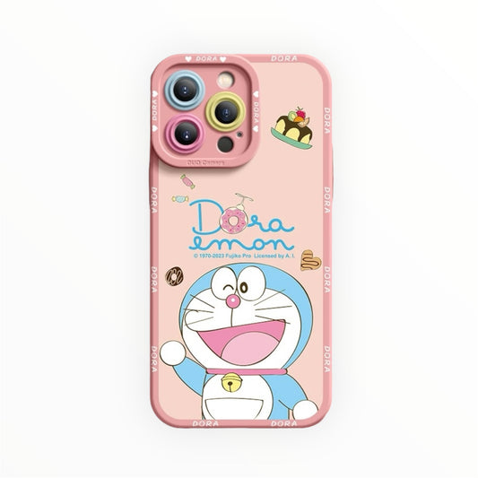 Funda de silicona blanda a prueba de golpes para teléfono de Doraemon