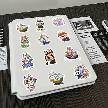 Cute Cartoon Labubu Stickers - 50 Pcs