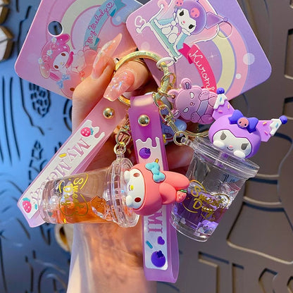 Whimsical Sanrio Magic Beverage Keychain