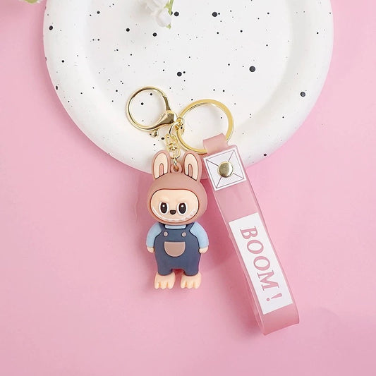 Kawaii Labubu Keychain - Adorable Charm for Keys & Bags