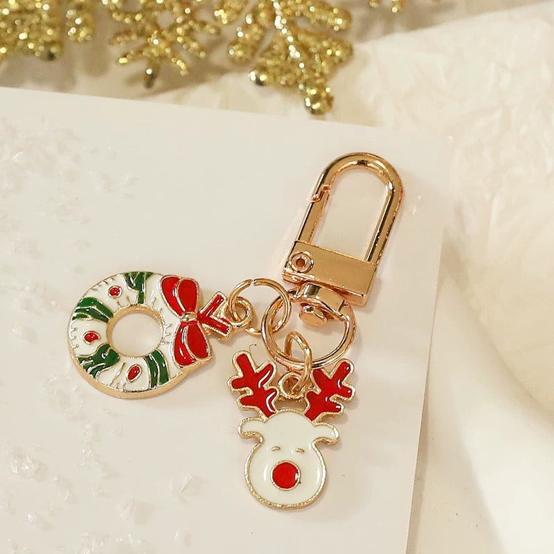 Happy Holiday Keychain