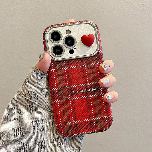 Funda para teléfono con forma de corazón