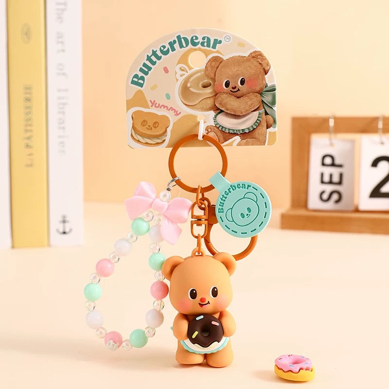 Adorable Butterbear Keychain - Perfect for Gifts & Collections