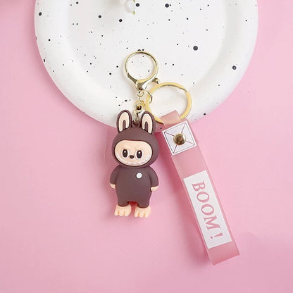 Kawaii Labubu Keychain - Adorable Charm for Keys & Bags